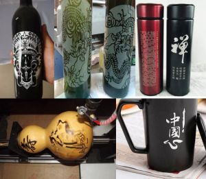 河池罗城仫佬族自治县酒瓶葫芦工艺品激光雕刻机
